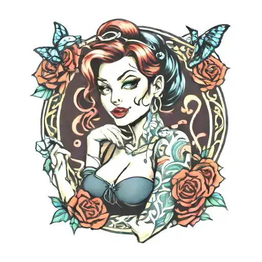 Stoner Pinup Girl
