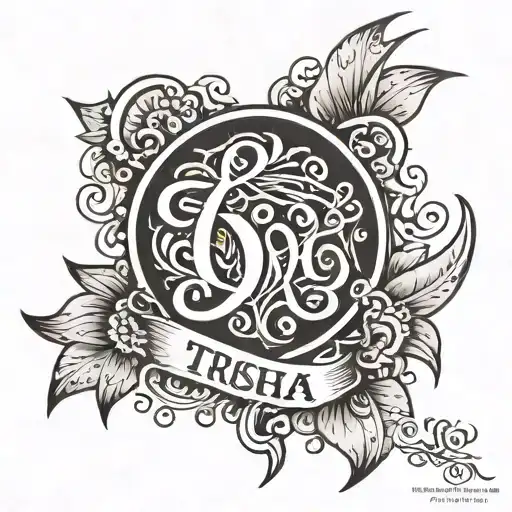 Tattoo With Meaning Of Love Which Involves Trisha Name In It Secretly