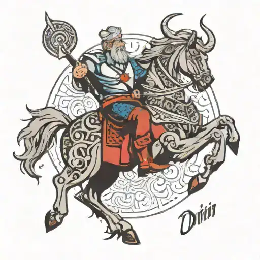 Odin Riding Sleipnir