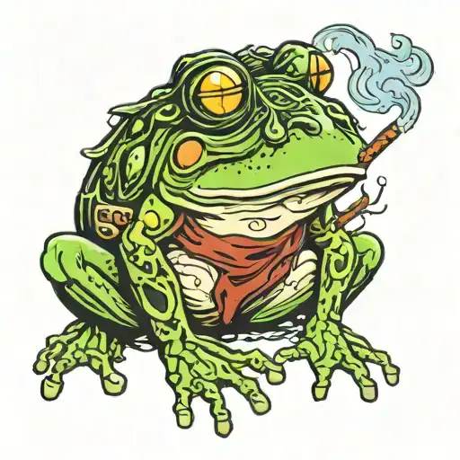 Triply Frog Smoking Bbq