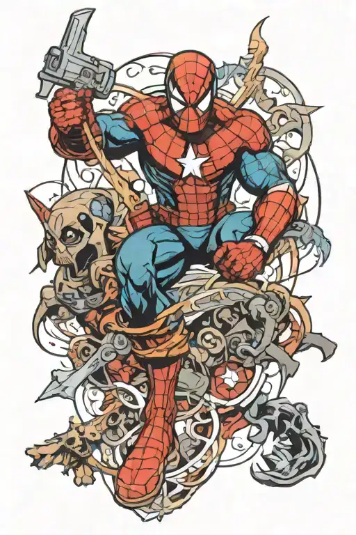 Marvel Theme Leg Sleeve Inspired