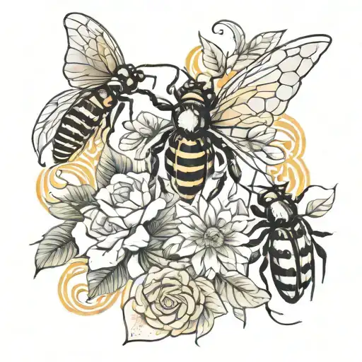 Roes Bees Lady Bugs Dragon