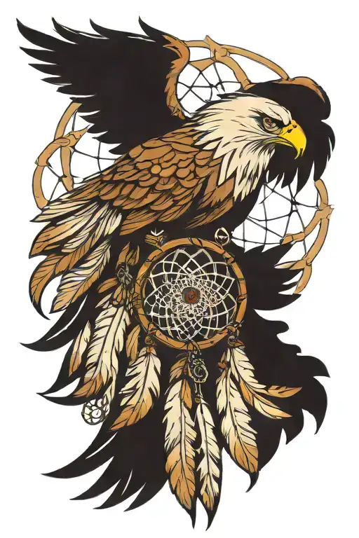 Dream Catcher With Eagle