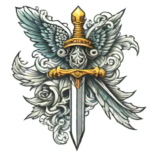 Small Sword With Wings