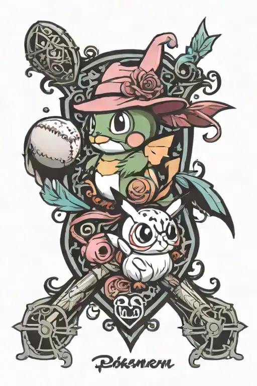 Pokemon Disney Princess Baseball And Harry Potter