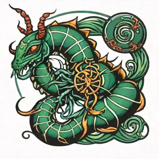 Centipede And Cancer Zodiac Sign