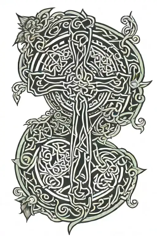 Religious Celtic Pattern