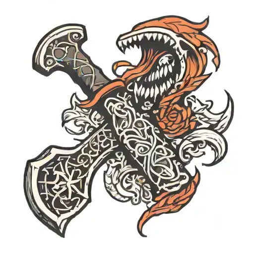 Small Axe Inspired By Venom