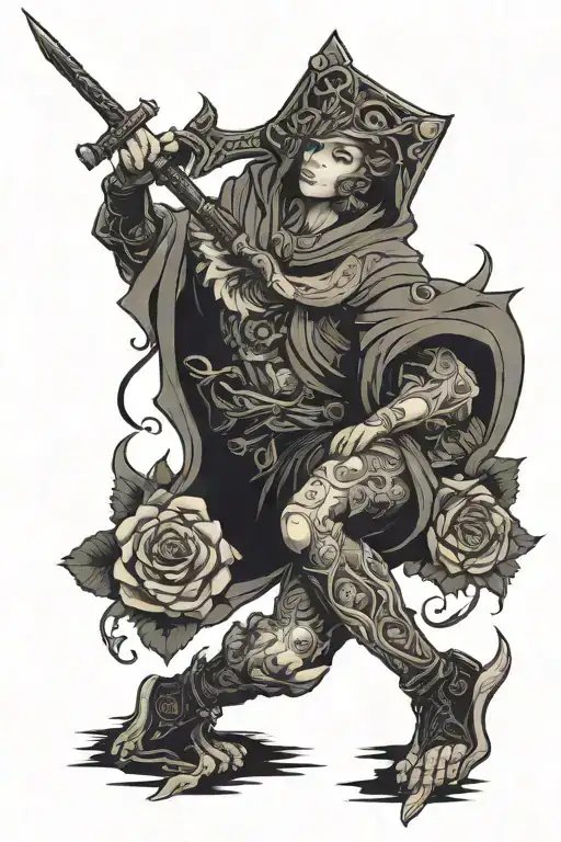 Dark Theme Leg Sleeve