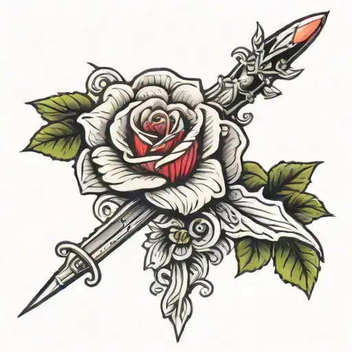Dagger Through Rose