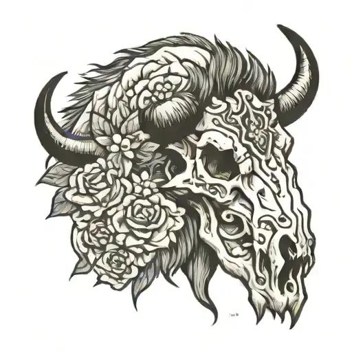 Bison Skull