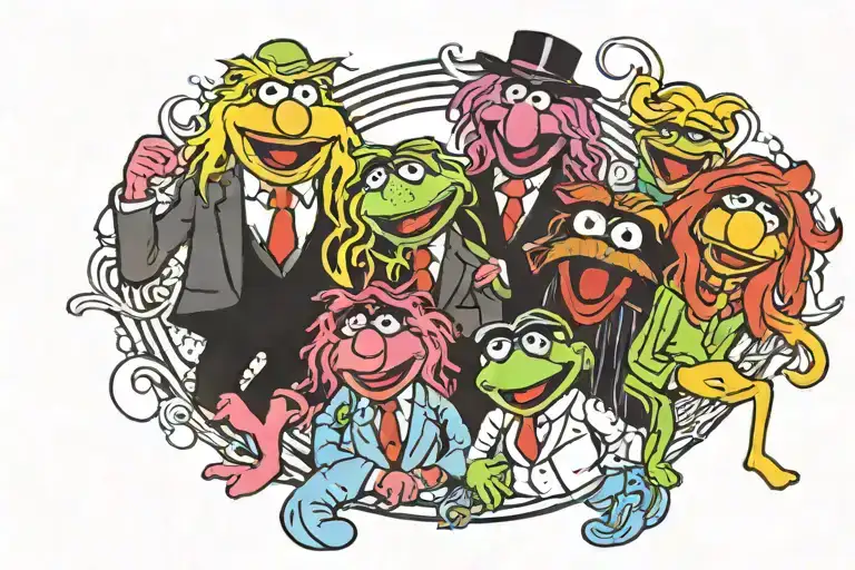 Rainbow Connection Lyrics And Four Muppets