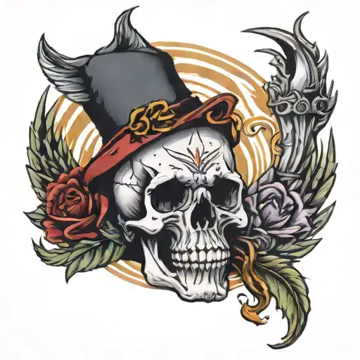 Skull Born To Lose Raised To Win Lonewolf