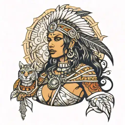 Puerto-rican Indigenous Warrior Princess