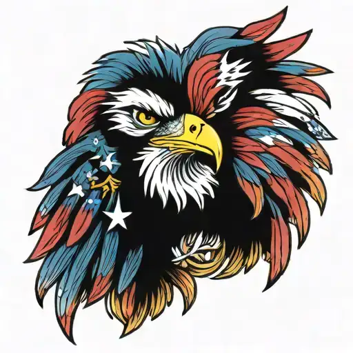 Patriotic Eagle Marines