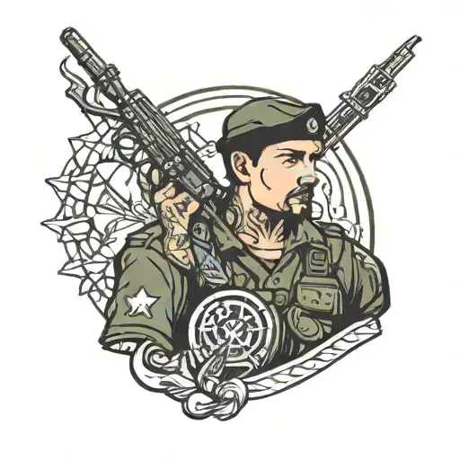 Son Of A Soldier Holding