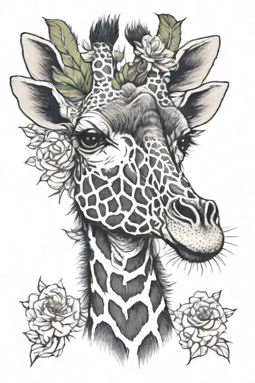 Giraffe Portrait