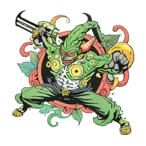 One Piece Devil Fruit Held By Zoro