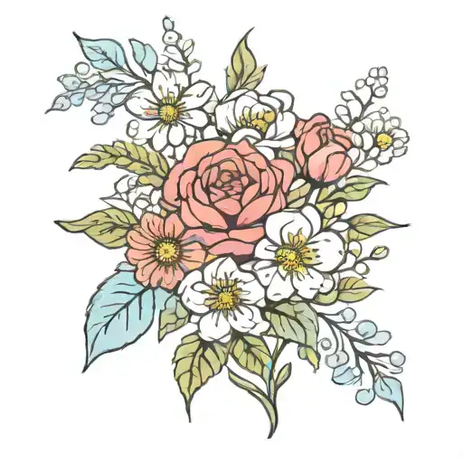 June Birth Flower Bouquet