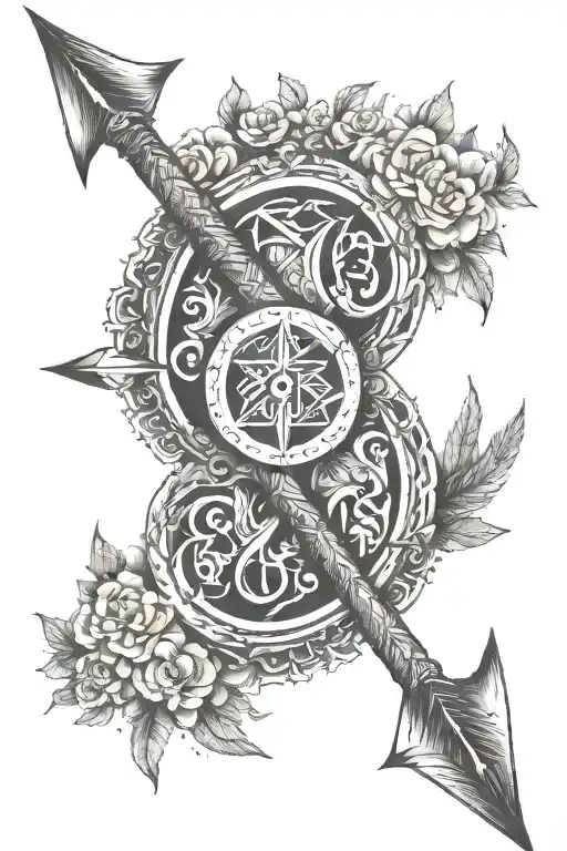 I Want An Arrow And Combine It With The Word Shema In Hebrew