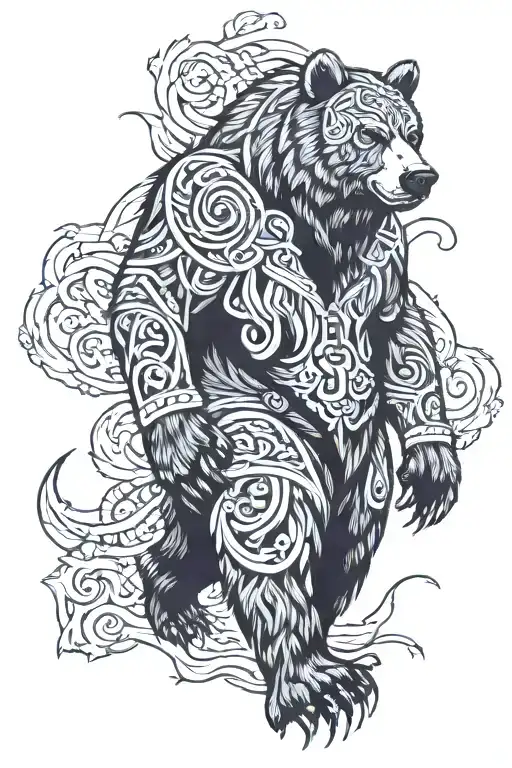 Norse Bear Walking
