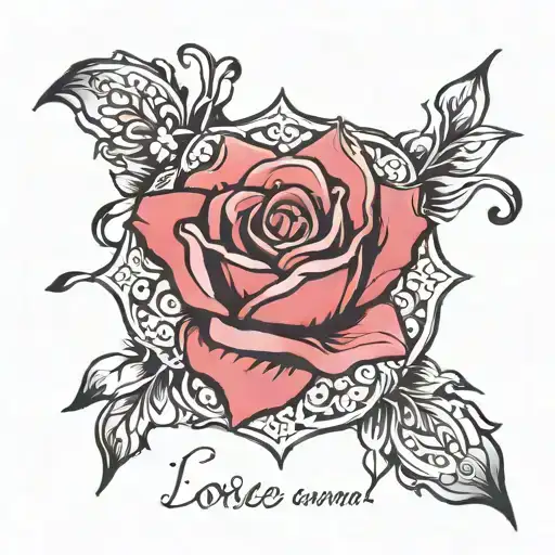 Love And Flower Blooming