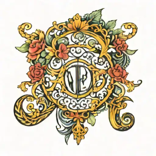 A Necklace Should Only Be A Combination Of Two Letters A And D