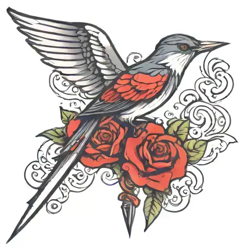 Dagger And Bird
