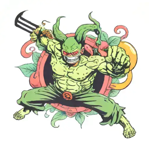 One Piece Devil Fruit Held By Zoro