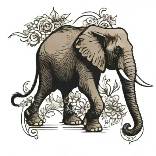 Elephant Walking