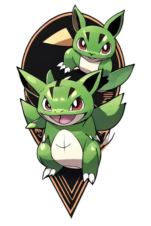 Eevee And Bulbasaur From Pokemon