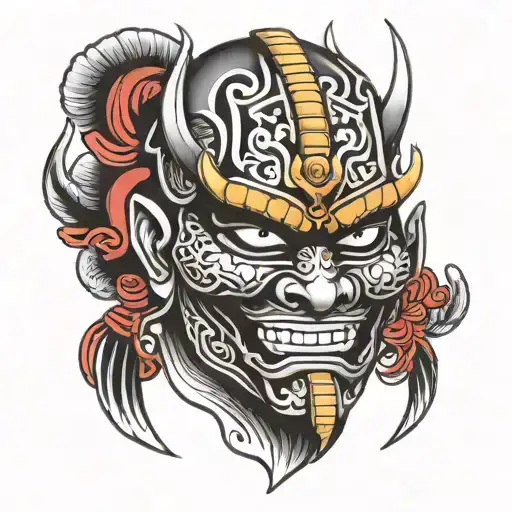 Japanese Samurai Mask