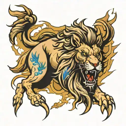 Lightning Lion Zeus Poseidon