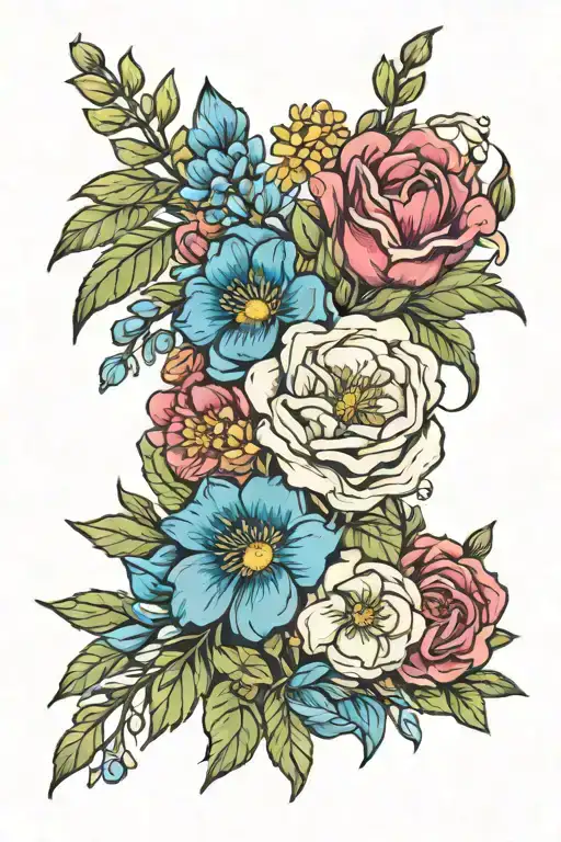 Birth Flower Bouquet