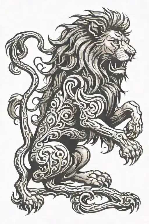 Lion Rampant Lion