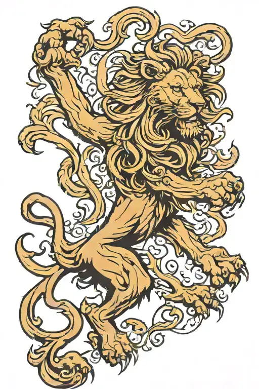 Lion Rampant Lion
