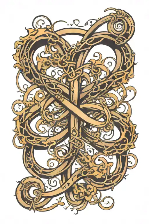 Dopamine Infinity Symbol Intertwined