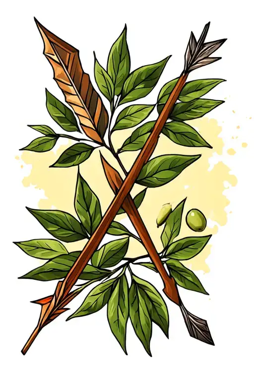 Arrow And Olive Branch