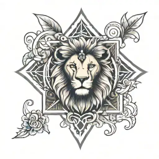 Lion Madala Design For Corner