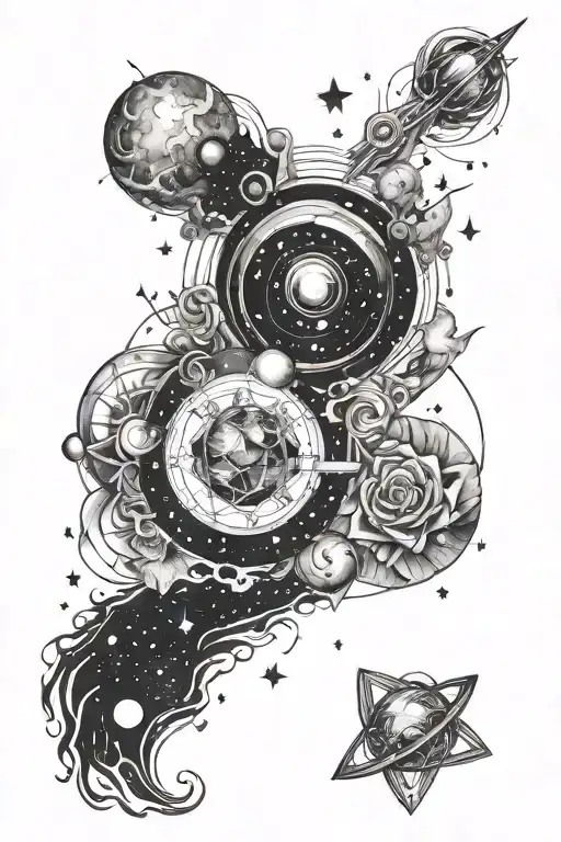 Universe And Galaxy Merging