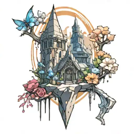 Crystal Tower From Final Fantasy 14