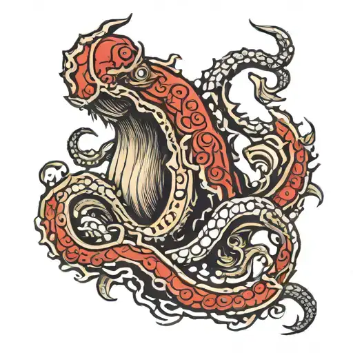 Kraken With Trident Figurehead