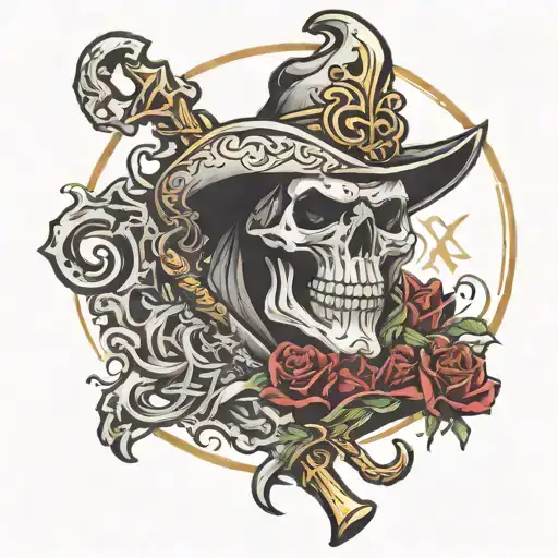 Reaper Los Vegas Tattoo Design