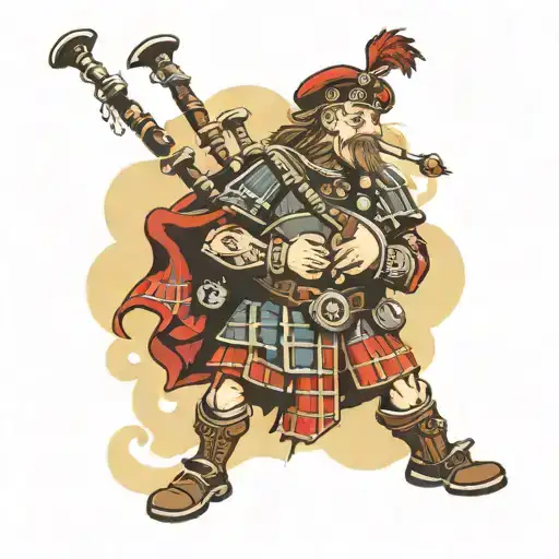 Warrior Bagpiper