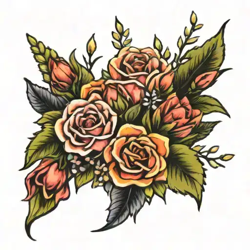 Birth Flower Bouquet