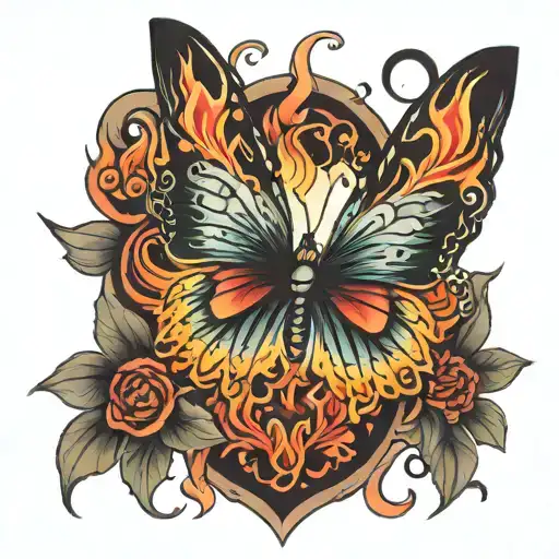 Fire Butterfly