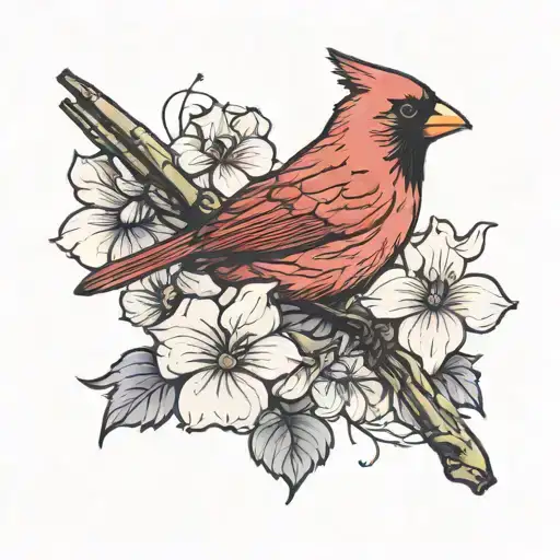 Cardinal And Violets