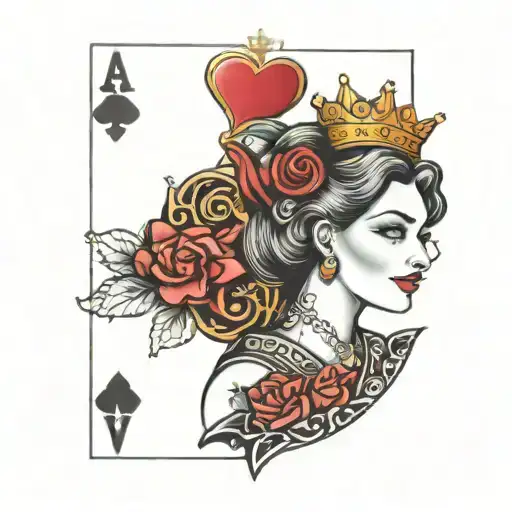 Queen Of Hearts Showing Love For Wife