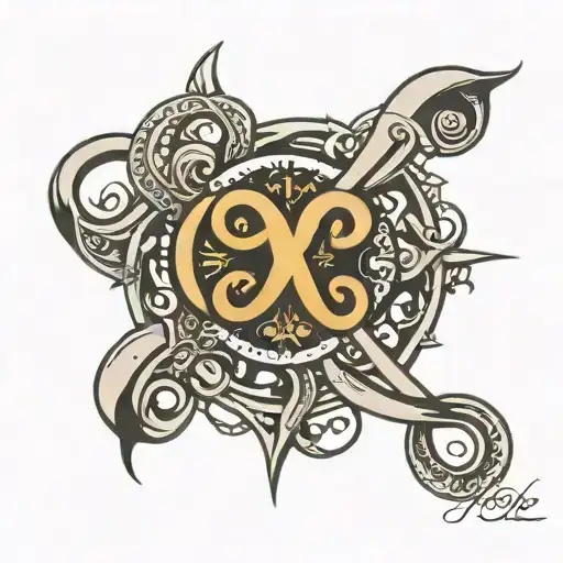 Infinity Symbol With Letters Lrc