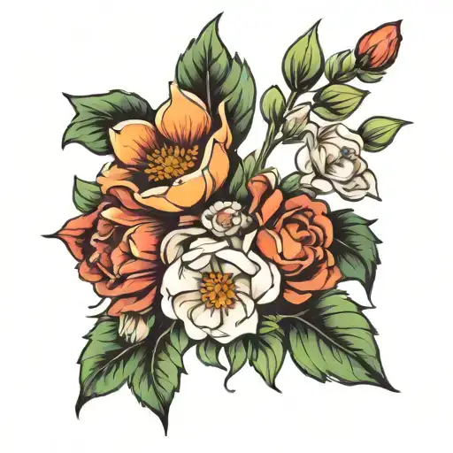 Birth Month Flower Bouquet